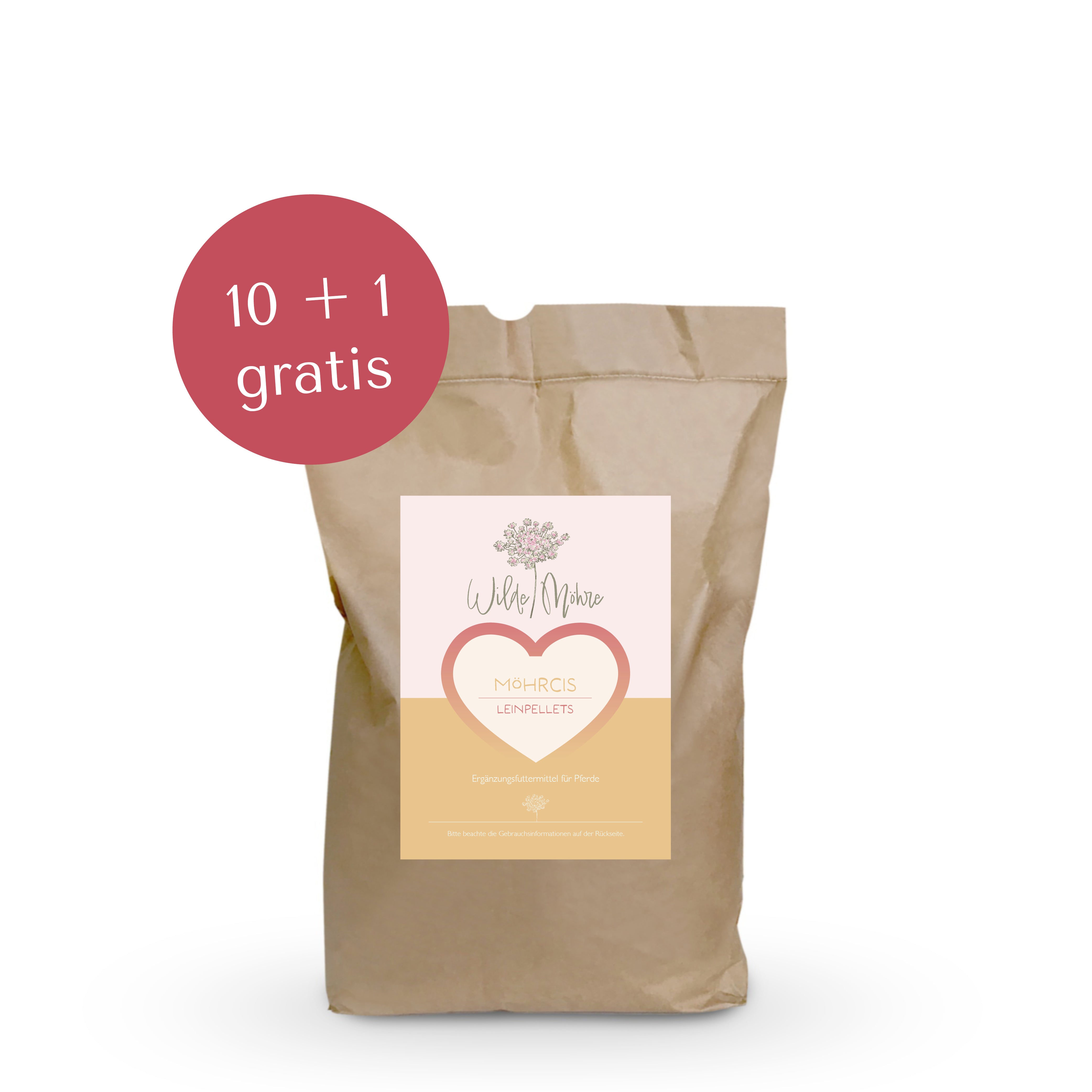 Möhrcis ❤️ Leinpellets gold - 10 + 1 gratis