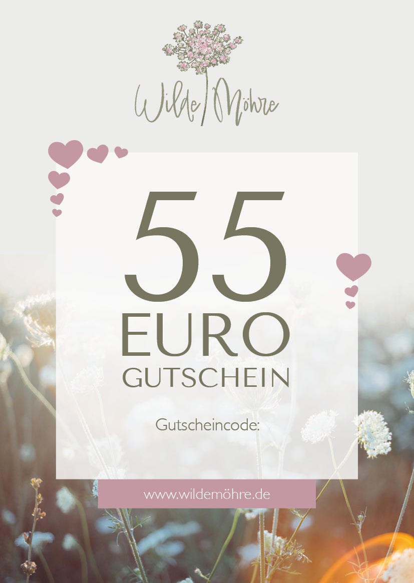Wilde Möhre Geschenkgutschein - per Post