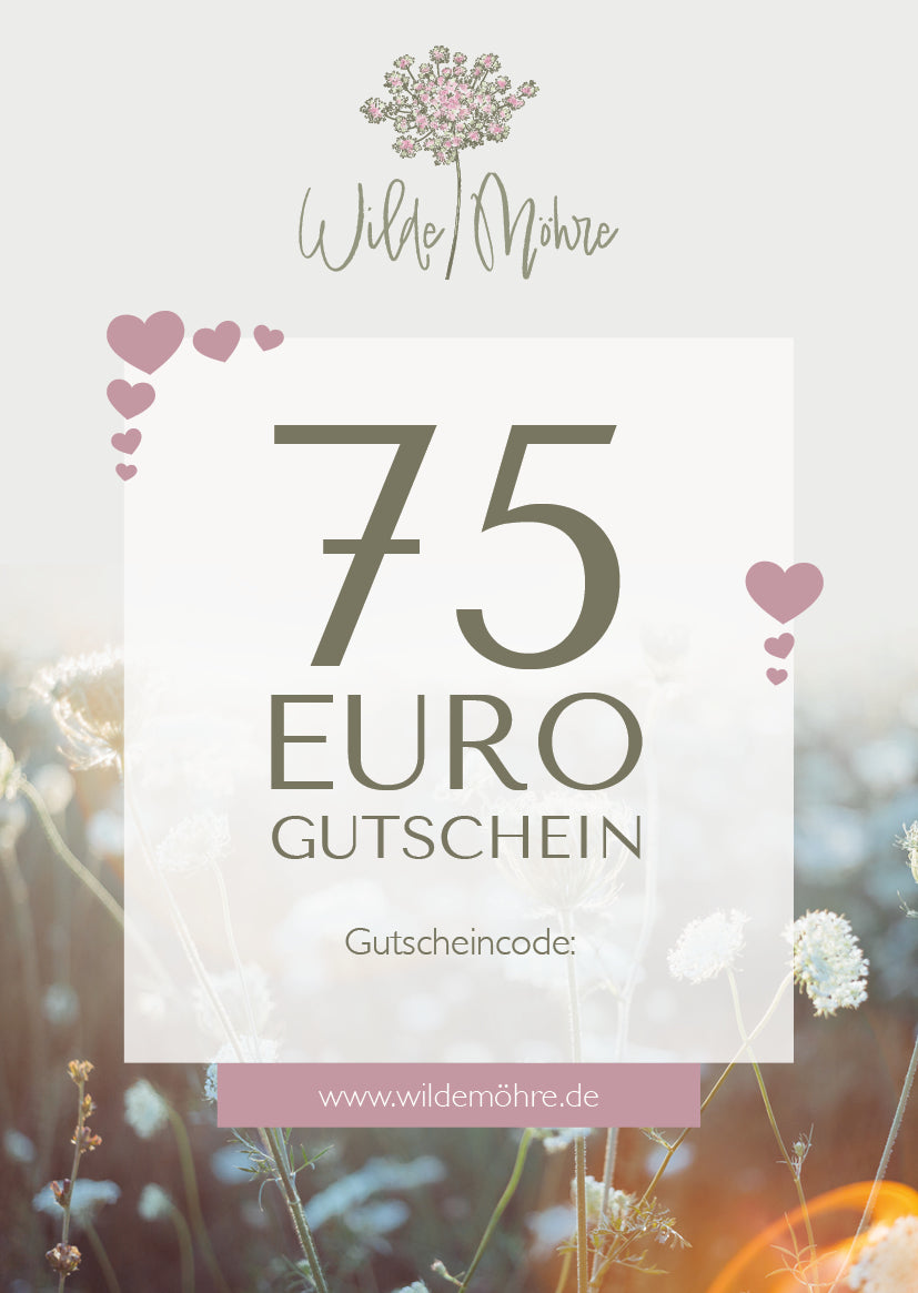 Wilde Möhre Geschenkgutschein - per Post