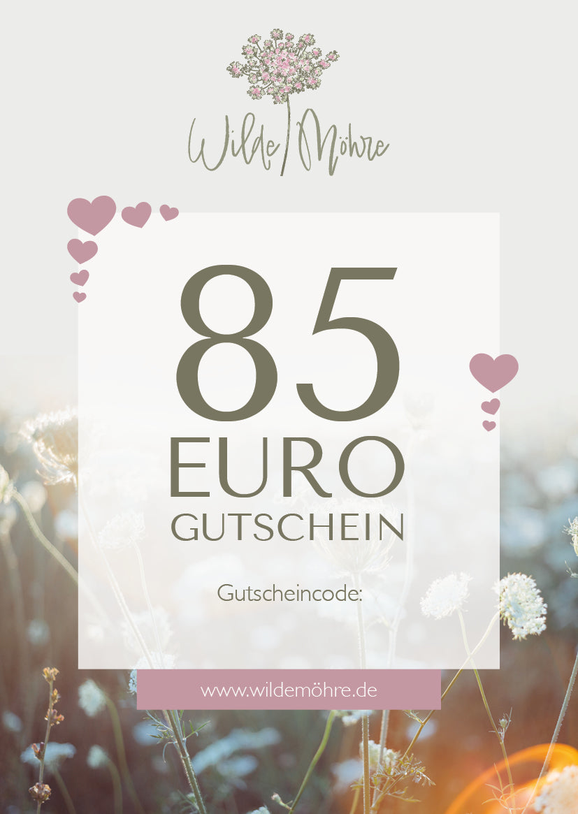 Wilde Möhre Geschenkgutschein - per Post