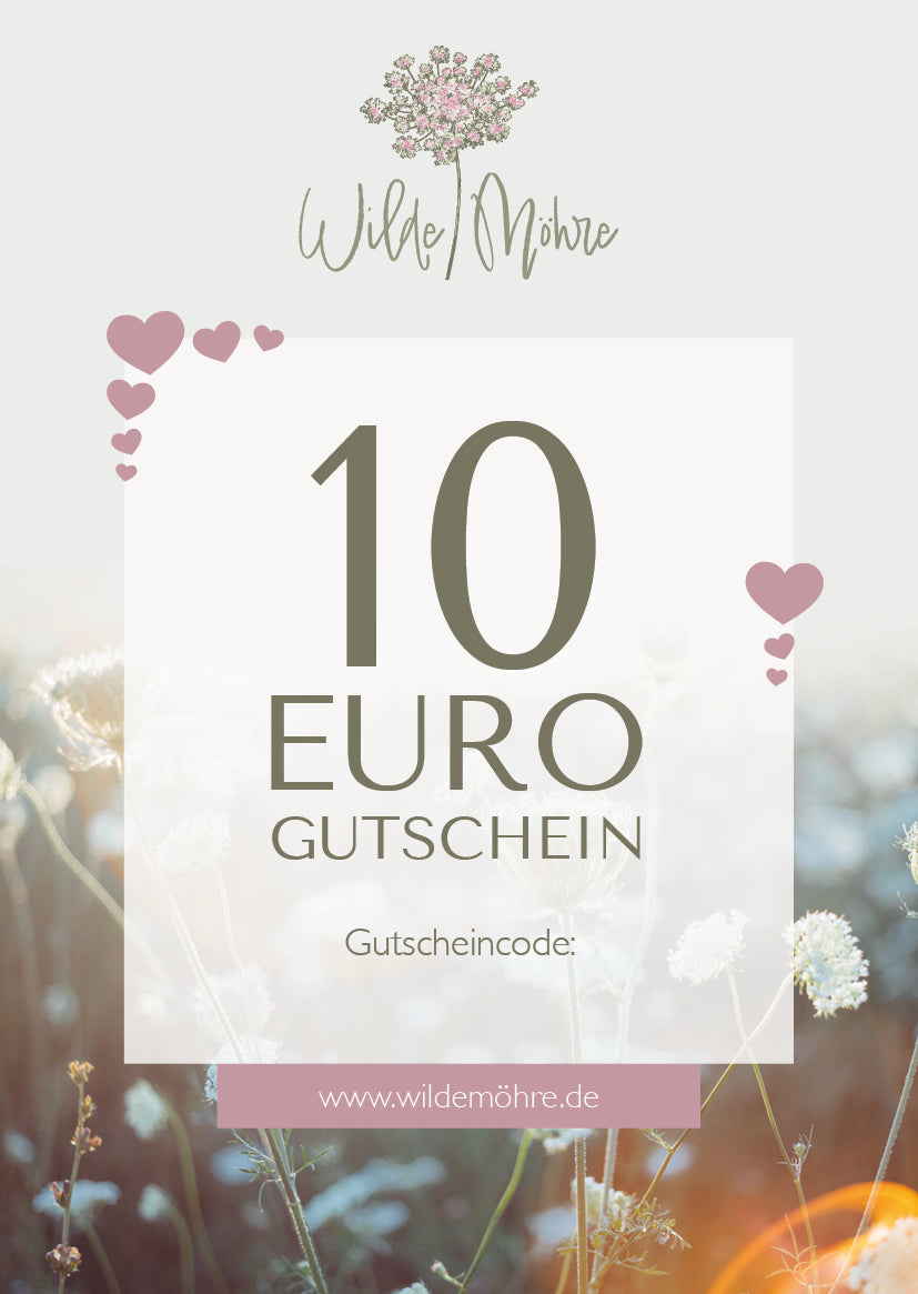 Wilde Möhre Geschenkgutschein - per Post