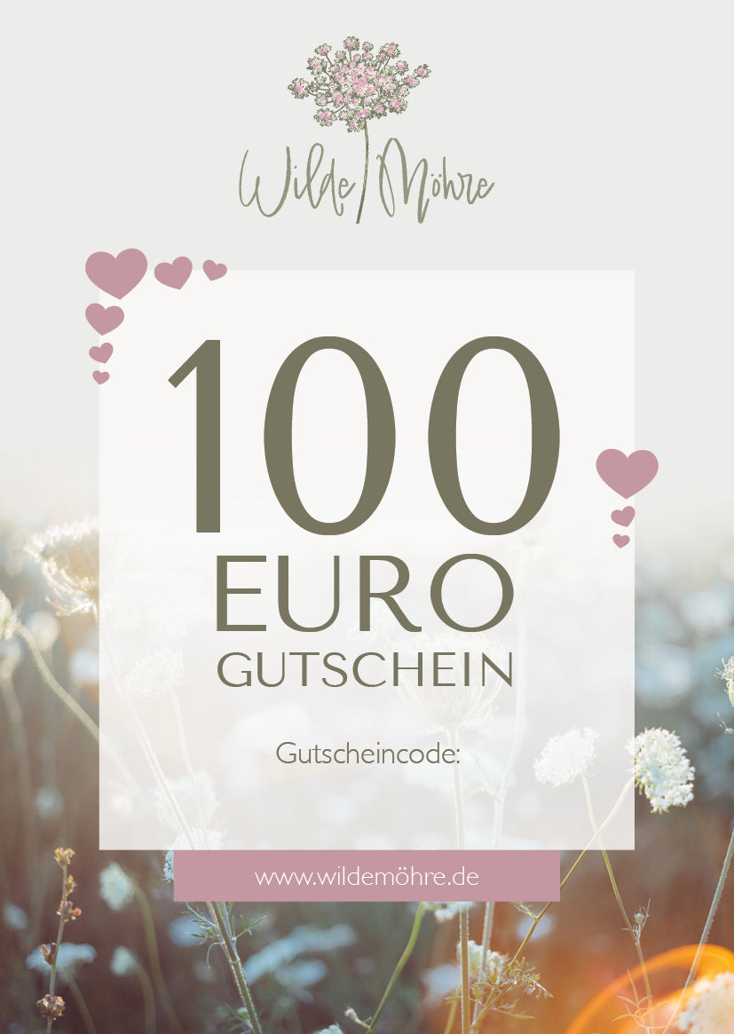 Wilde Möhre Geschenkgutschein - per Post