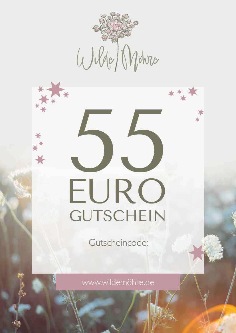 Wilde Möhre Geschenkgutschein - per Post