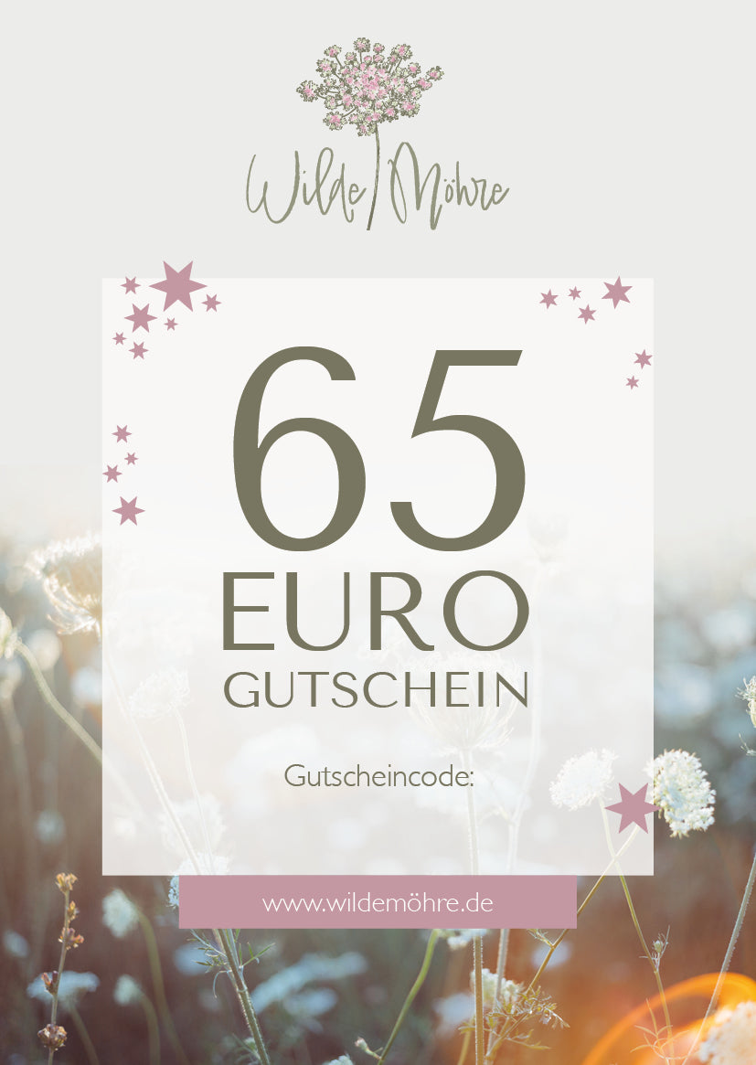 Wilde Möhre Geschenkgutschein - per Post