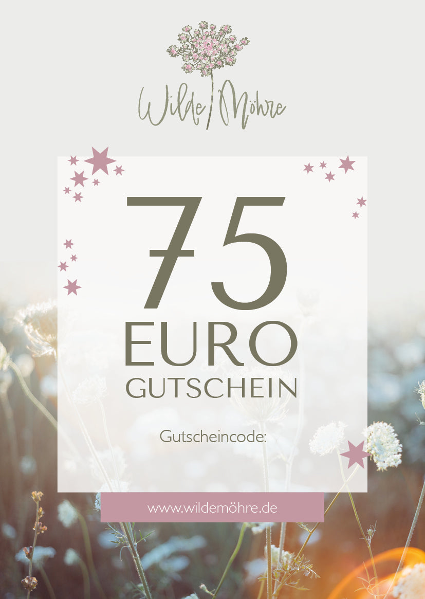 Wilde Möhre Geschenkgutschein - per Post