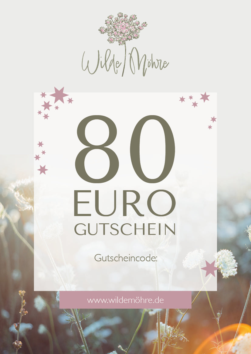 Wilde Möhre Geschenkgutschein - per Post