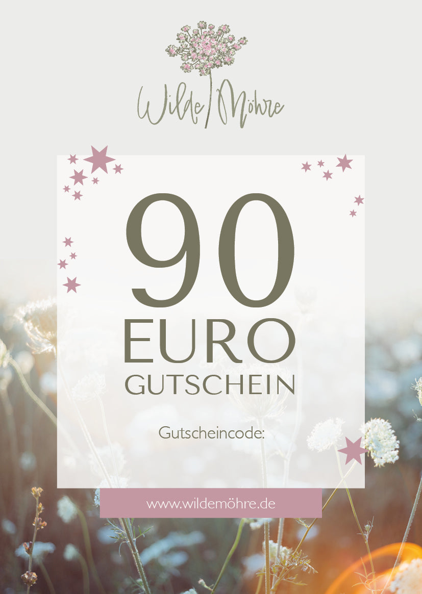 Wilde Möhre Geschenkgutschein - per Post