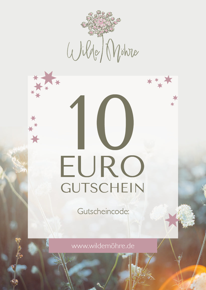 Wilde Möhre Geschenkgutschein - per Post